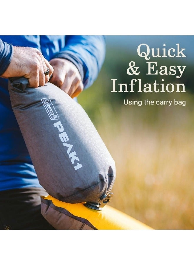 كولمان 2176622  3.5 × 21.7 × 88 بوصة كولمان بيك وان مرتبة نوم طويلة للتخييم قابلة للنفخ ماريجولد - Image 4