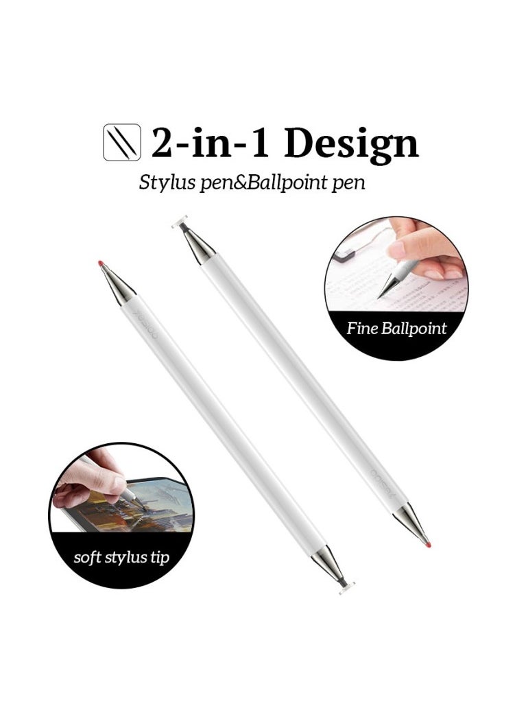 Yesido ST04 2 In 1 Stylus Pen Tablet Notebook Active Capacitive Writing Phone Pencil With Ballpoint Pen  - Image 4