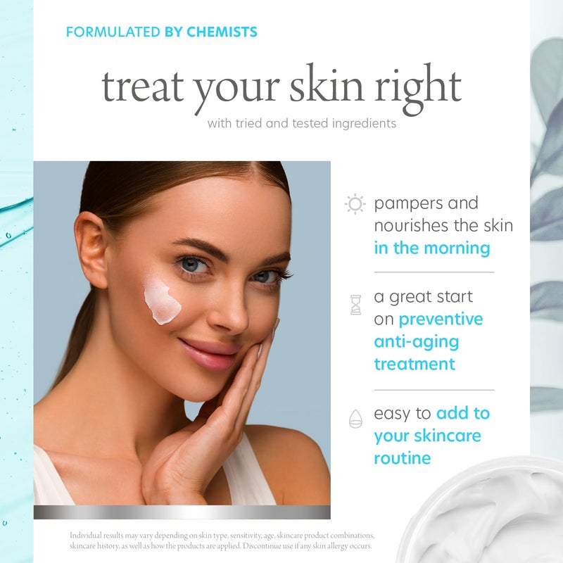 Pure Formula Hyaluronic Acid & Vitamin E Daily Face Moisturizer - Reduce Acne Scars, Fines Lines, Wrinkles, Hydrating Day Cream - Cruelty Free Korean Skin Care For All Skin Types - 1.69 Fl. oz/ 50ml - Image 2