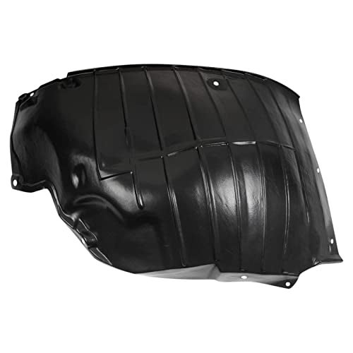 TRQ غطاء داخلي للفندر الجانبي الأيسر الأمامي من TRQ باللون الأسود متوافق مع 2009-2014 نيسان 370Z NI1248123 - Image 1