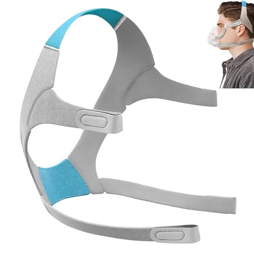 KeCool F20 Headgear for AirFit F20 AirTouch F20 Cpap Headgear Strap Unisex Soft Comfortable Cpap Mask Strap Cpap Supplies Durable Replacement Headgear Head Strap Small Medium Face HEADGEAR ONLY - Image 2