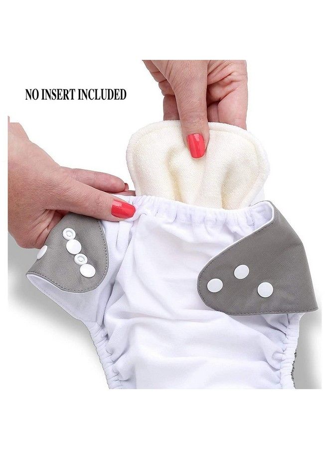 Baby Bucket Washable Adjustable Cloth Diaper Without Inside Pad Set Of 7(Without Inside Pad)(Multi Colours) - Image 4