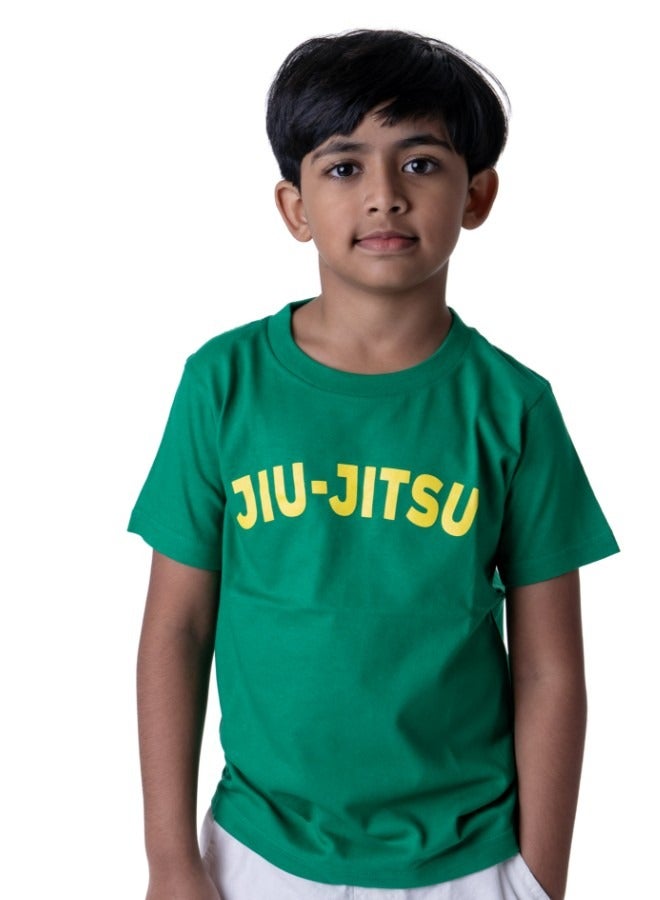 UAEJJ Jiu-Jitsu TS Jitsu T-Shirt for Kids | T-Shirt for Kids | Boys T-Shirt | Cotton T-Shirt | Cotton Kids T-Shirt - Image 1