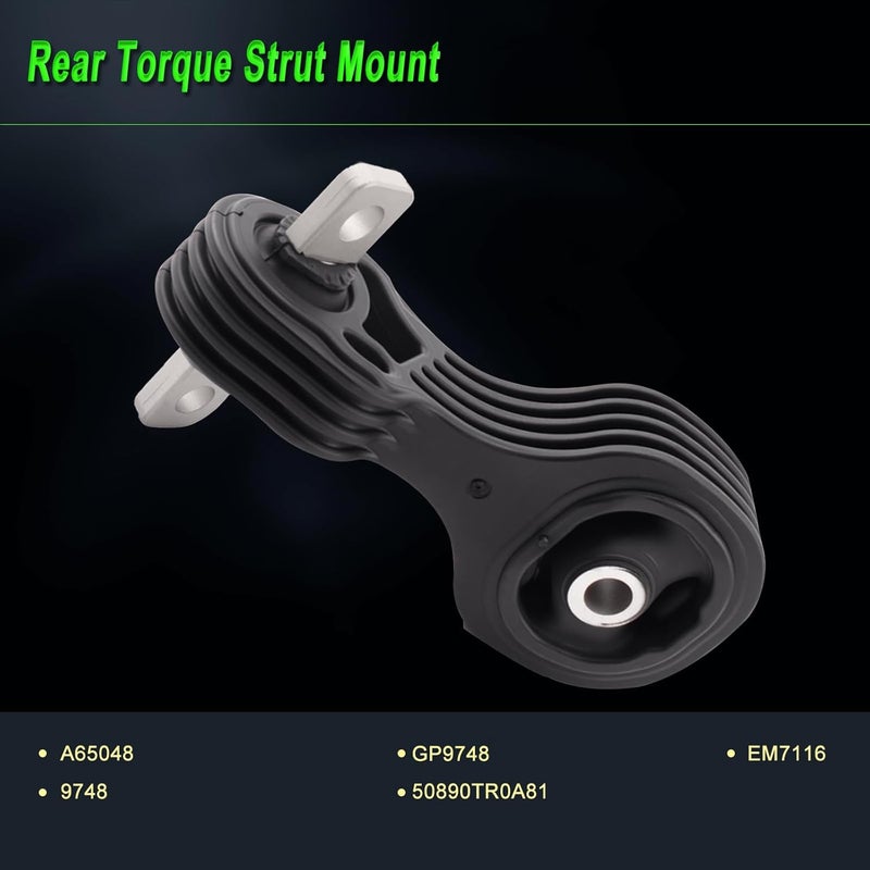 SHICHU Engine Motor Mount Set for 2012-2015 Honda Civic 1.8L Coupe/Sedan - Replacement for A65048 A65021 A65087 - Image 5