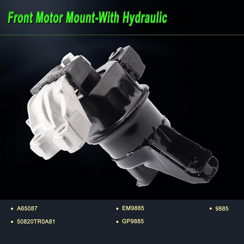 SHICHU Engine Motor Mount Set for 2012-2015 Honda Civic 1.8L Coupe/Sedan - Replacement for A65048 A65021 A65087 - Image 4