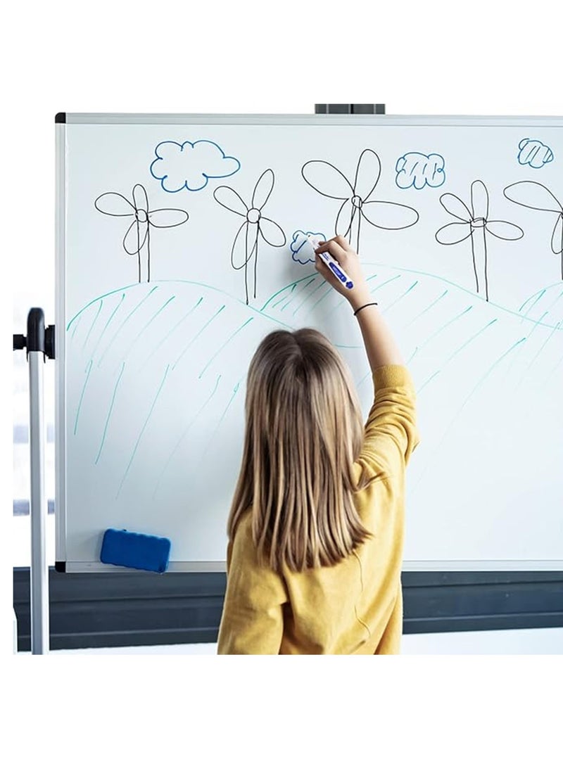 WRITECH 6-Piece Retractable Whiteboard Markers Multicolour  - Image 4