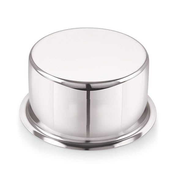 Shopsidex Tope Stainless Steel 10 22G Flat Bottom Tope Silver patila Boiling Milk Coffee Maker Induction and Gas Compatible 5 Litter - Image 4