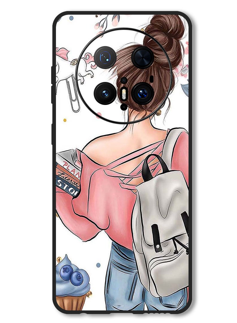 Theodor Case Compatible with Huawei Mate 70 Pro/ 70 Pro + Protection Shockproof Bumper Cover School Girl - Image 1