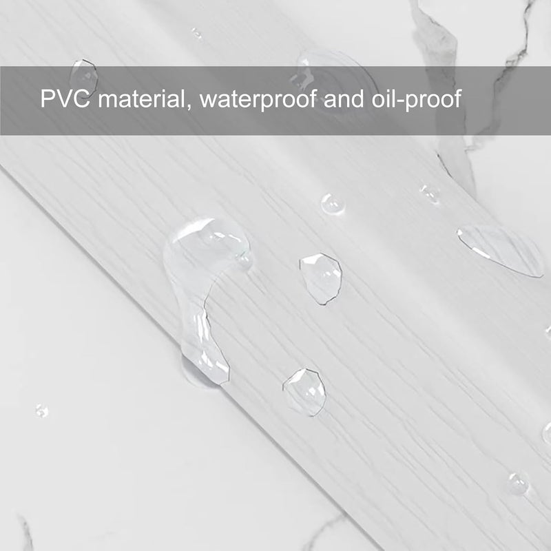 PVC Corner Protector, Wood Grain Corner Protector, Corner Edge Protector, Living Room Decoration Edging Tile Edge Strip.Wood Color-2.5x270cm/1x106in - Image 2