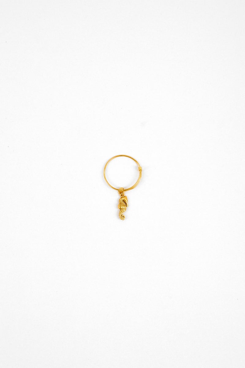 ALEX AND ANI Women Seahorse Charm Expandable Wire Ring, Gold  - Image 2