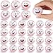 Arrowbash 24 Pcs Mini Face Baseball Stress Balls for Boys Girls Fidget Toys Bulk Foam Balls for Stress and Anxiety Relief Balls for Party Favors Birthday Gift Decoration - Image 2