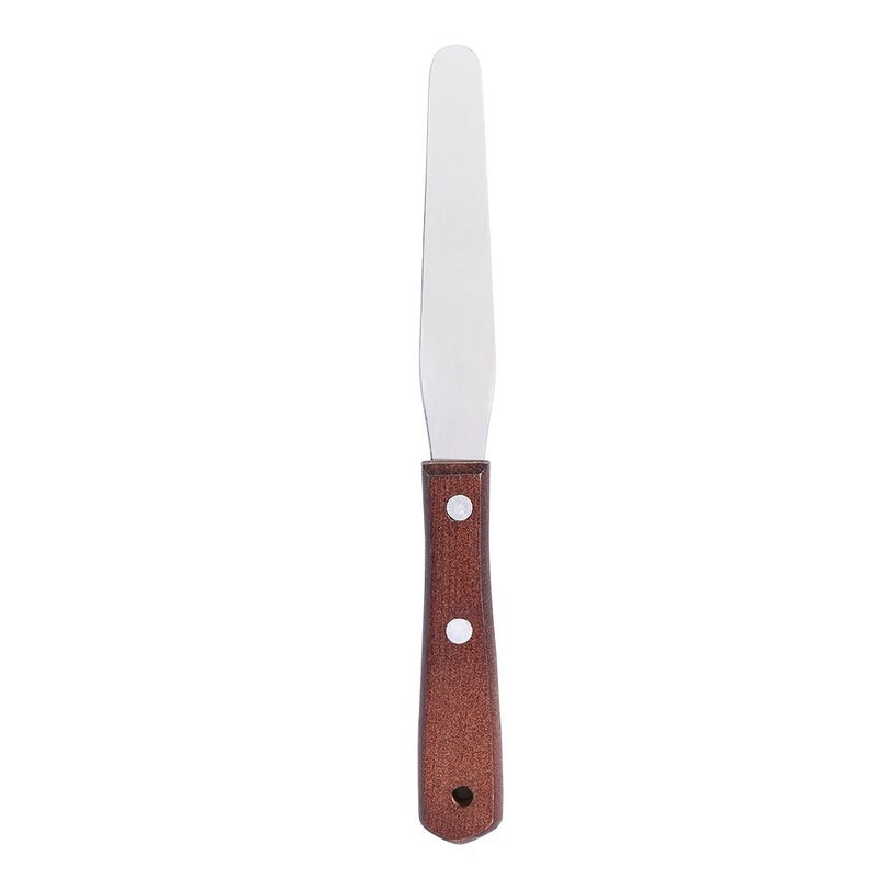 Spatula Wax, Asixx Waxing Spatula Metal Wax Mixing Knife Applicator Wood Handle Hair Removal Tool for Applying or Mixing Cartridge Wax, Hot Wax, Cold Wax, Beeswax, Etc