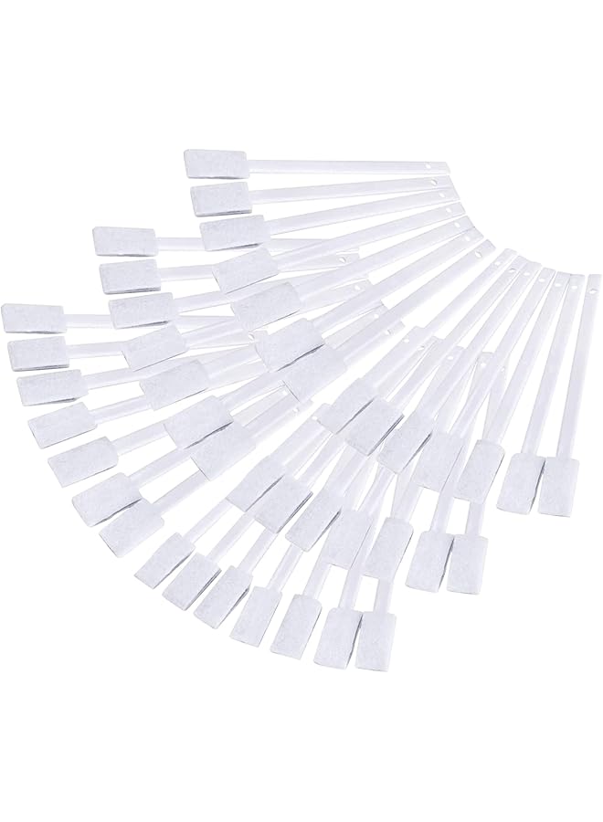 PROMASS Disposable Crevice Cleaning Brushes, Disposable Toilet Bowl Brushes Crevice Hole Brushes Detail Cleaning Brushes for Toilet Corner, Window Groove, Door Track, Keyboard, etc(40 PCS) - Image 1