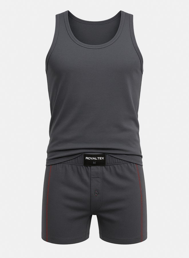 ROYAL  TEX Charcoal cotton set - Image 1