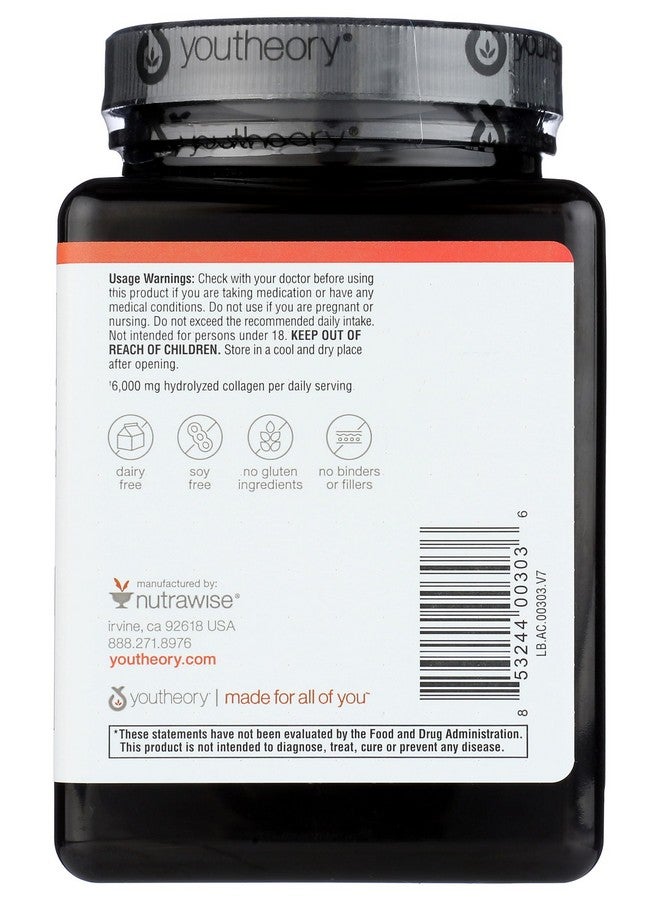 YOUTHEORY Advanced Formula 1 2 3 Collagen, 290 CT - Image 2