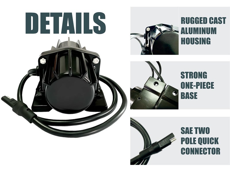 Ambitionmotor Vib200 12Vdc Vibrator Vibration Motor For Salt Sand Spreader And Concrete Mixer 75Hz 200Lbs - Image 3