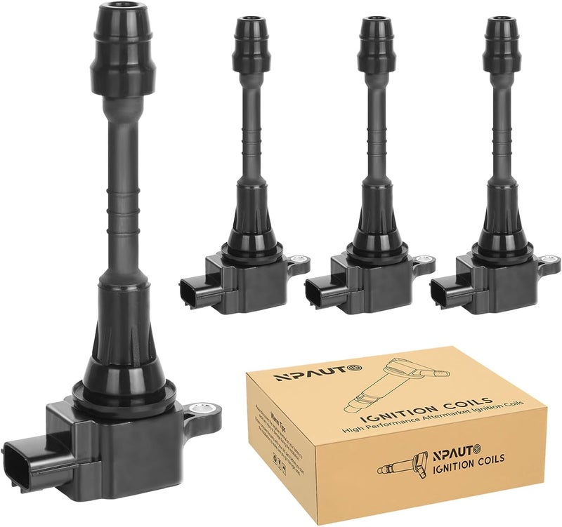 NPAUTO Ignition Coil Pack Set of 4 for Nissan Sentra and Almera - Image 1