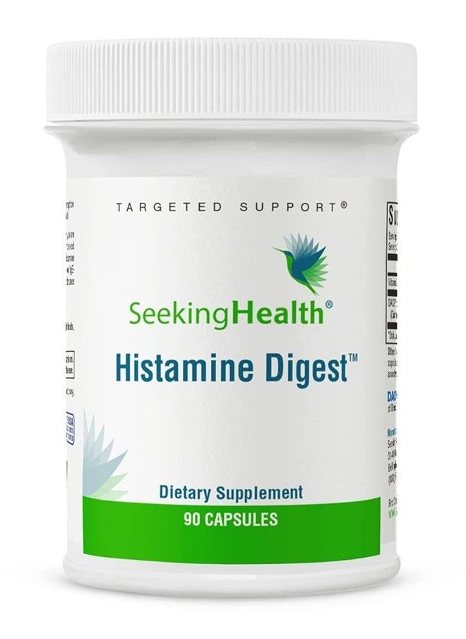 Seeking Health Histamine Digest - Formerly Histamine Block, DAO Enzyme Supplement for Histamine Food Intolerance, Supports Digestive Health, Upset Stomach, Vegetarian (90 Capsules)*  - Image 1