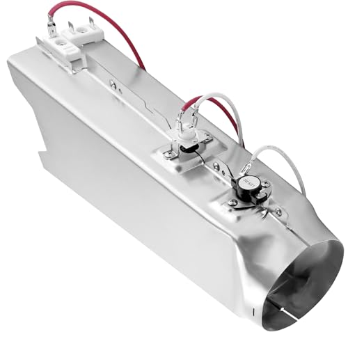 prime&swift 5301EL1001H Dryer Heating Element fit for LG.TROMM,Heater Assembly 5301EL1001H fit for Kenmore Elite 79680272900 3 Prong Thermostat 6931EL3001F DLEX7177WM DLE5977W DLE2516W DLE0442W prime&swift - Image 1