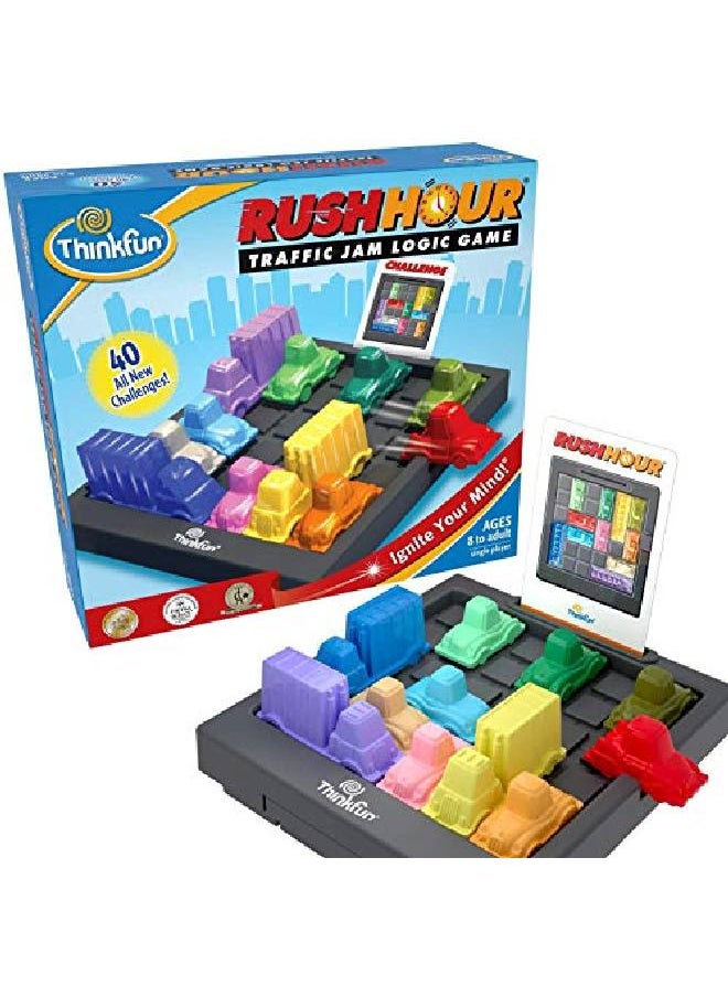 Think Fun Thinkfun Rush Hour Traffic Jam Brain Game And Stem Toy For Boys And Girls Age 8 And Up - Tons Of Fun With Over 20 Awards Won, International Seller For Over 20 Years  - Image 1