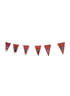 Generic Ramadan Decoration Triangles Fabric Red  - Image 1