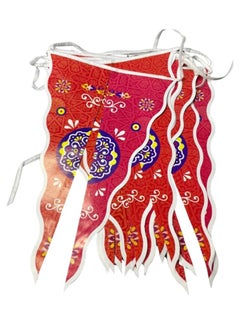 Generic Ramadan Decoration Triangles Fabric Red  - Image 4