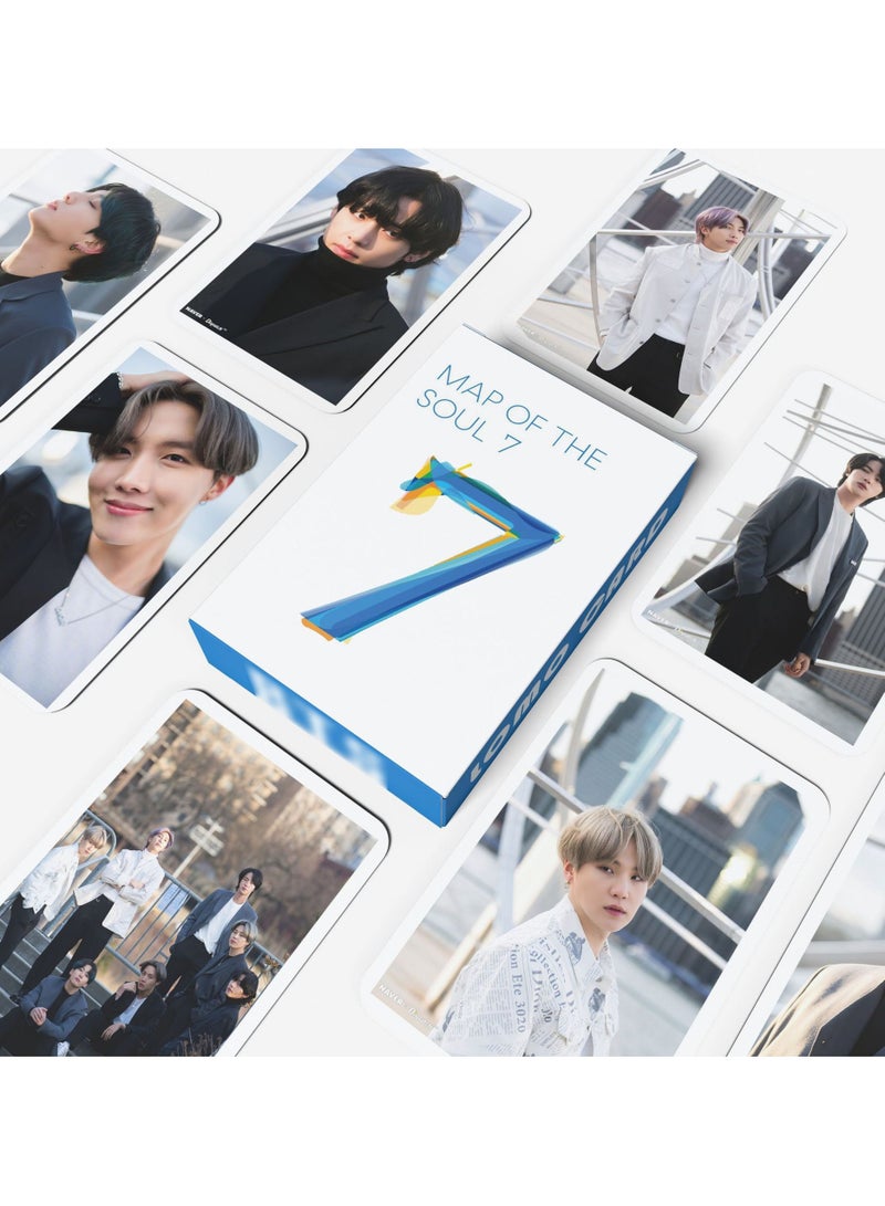Generic 55-Pcs BTS 4th Album Map of the Soul 7 Lomo Card - Image 1