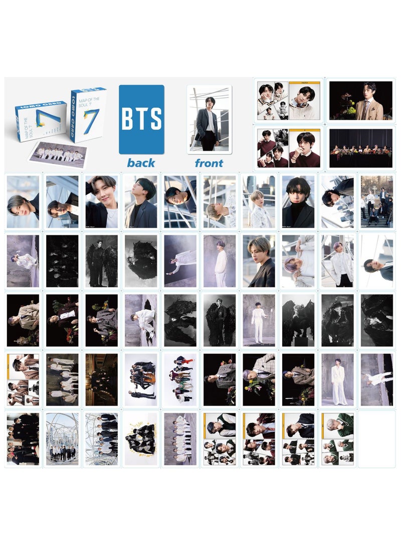 Generic 55-Pcs BTS 4th Album Map of the Soul 7 Lomo Card - Image 3