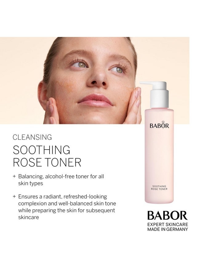 Babor Soothing Rose Toner Alcohol Free Brightening Face Toner With Antioxidant Complex And Vitamin B To Detoxify And Clarify All Skin Types 200 Ml - Image 2