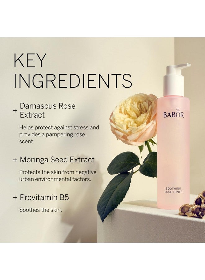 Babor Soothing Rose Toner Alcohol Free Brightening Face Toner With Antioxidant Complex And Vitamin B To Detoxify And Clarify All Skin Types 200 Ml - Image 3