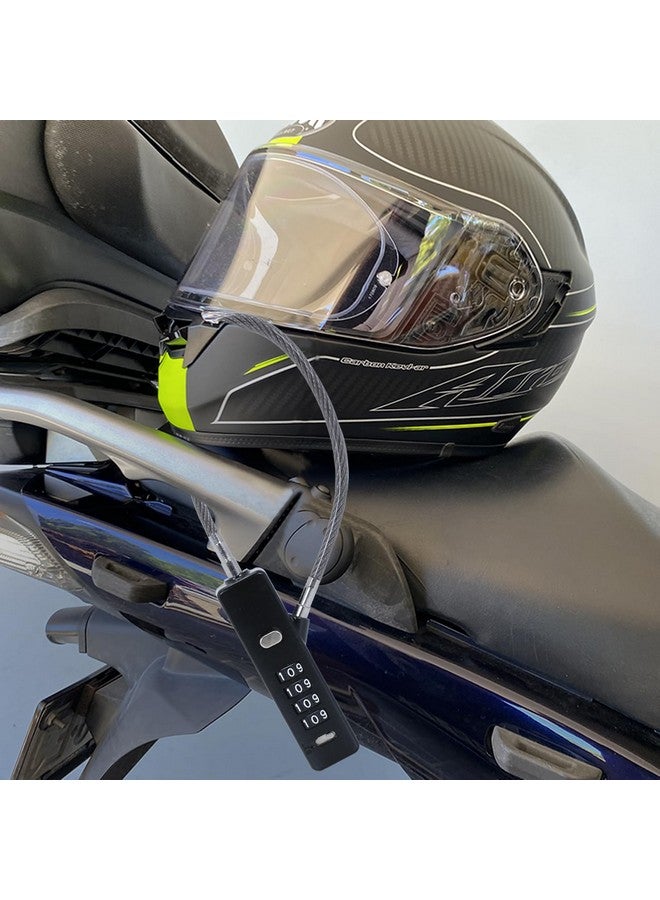 دوكوس DOCOSS-3 في 1 كابلات متعددة الأغراض، قفل خوذة فولاذي للدراجة/قفل دراجة مع كابلات بثلاثة أطوال لقفل الخوذة، قفل الحقيبة، قفل الباب، قفل الأمتعة، قفل البوابة، قفل الدراجة والمزيد - Image 4