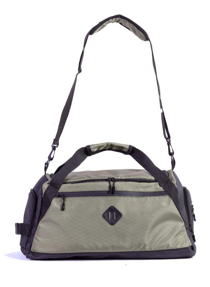 Ar supply Ar Motion Duffel Bag by Arij Bags | Gym and Travel Bag, 40L Capacity, Dedicated Shoe Compartment, Multiple Pockets, Water-Resistant Fabric (52 × 29 × 29 cm) (Olive) - Image 3