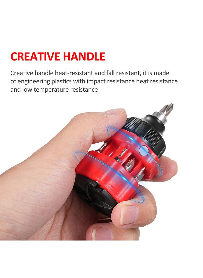 Generic 12-in-1 Multifunction Mini Combination Ratchet Screwdriver Kit Multi-Bit Set Multi Screwdriver Tool Mobile Phone Repair Kit  - Image 4