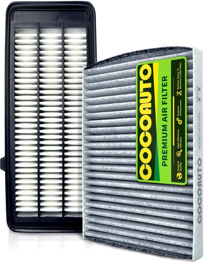COCOAUTO Cabin and Engine Air Filter Kit for Honda CR-V 2017-2022 1.5L, Civic 2016-2021 1.5L, Cross between Models 80292TF0G01 & 172205AAA00 - Image 1