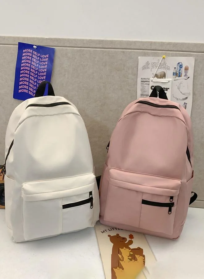 تايك تو شنطة ظهر سادة بسحاب للإغلاق