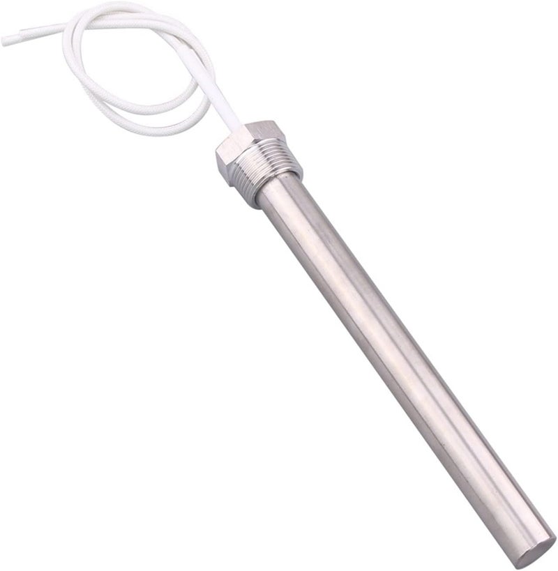 مدفأة قارورية DC VOREAL بجهد 24v أو 36v أو 48v لسخان الماء، عنصر تسخين بخيط 3/4" NPT، قدرة 300w/500w/600w/800w، للاستخدام في الأنشطة الترفيهية (اللون: 500w، الطول: 200مم، الجهد: 48V) - Image 1