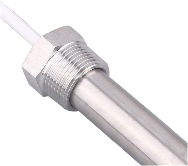 مدفأة قارورية DC VOREAL بجهد 24v أو 36v أو 48v لسخان الماء، عنصر تسخين بخيط 3/4" NPT، قدرة 300w/500w/600w/800w، للاستخدام في الأنشطة الترفيهية (اللون: 500w، الطول: 200مم، الجهد: 48V) - Image 4