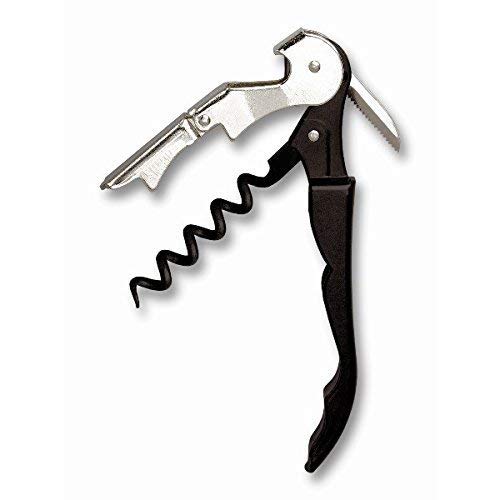 Incrizma Professional Waiter’s Corkscrew – All-in-one Corkscrew, Bottle Opener and Foil Cutter, The Favored Choice of Sommeliers, Waiters and Bartenders Around The World (1, Black) - Image 1