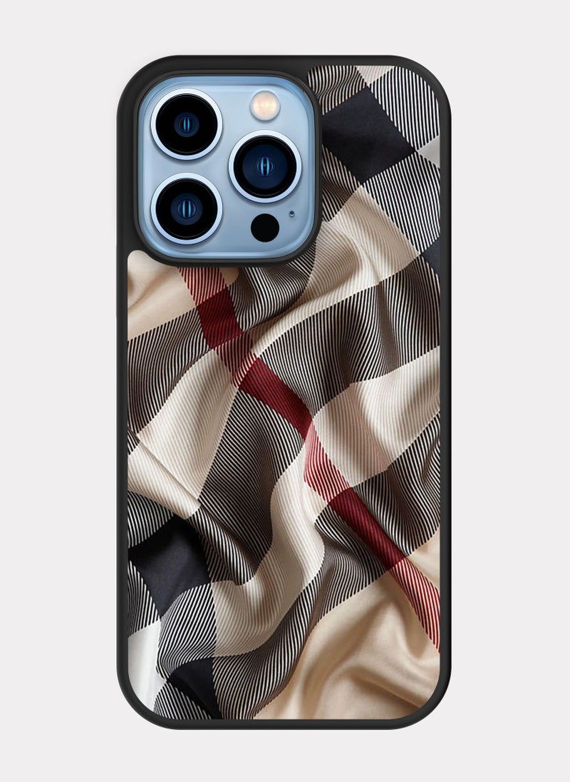PXLAAT iPhone 13 Pro case cover Burberry - Image 1