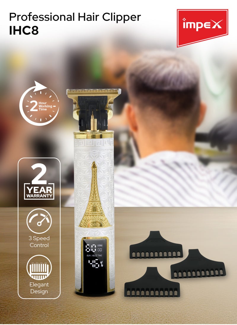Impex Professional Hair Clipper Hair Trimmer With Digital LED Display Rechargeable Haircut & Grooming Kit  - Image 2