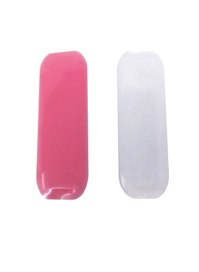 Honbay 2pcs Clear and Pink Silicone False Lashes Holder Pads Lash Holder - Image 1