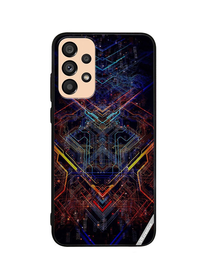 VR CREATIVE Protective Case Cover For Samsung Galaxy A73 5G Multicolor Design - Image 1