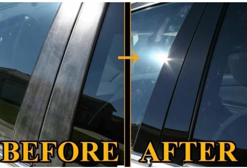 DEMULAX 6PCS Gloss Black Pillar Posts for Kia Sportage R - Image 4