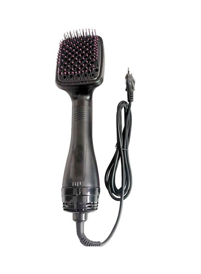 NIBEMINENT Electric Hair Brush Mini Dryer Black - Image 1