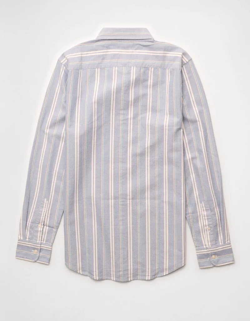 امريكان ايجل قميص أوكسفورد بأزرار وقصّة سلِم بأكمام قصيرة