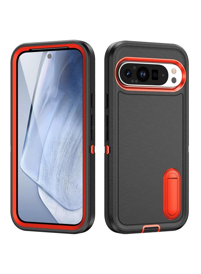 S-TOP Case For Google Pixel 9 Pro Rugged PC + Silicone Phone Case with Holder - Image 1