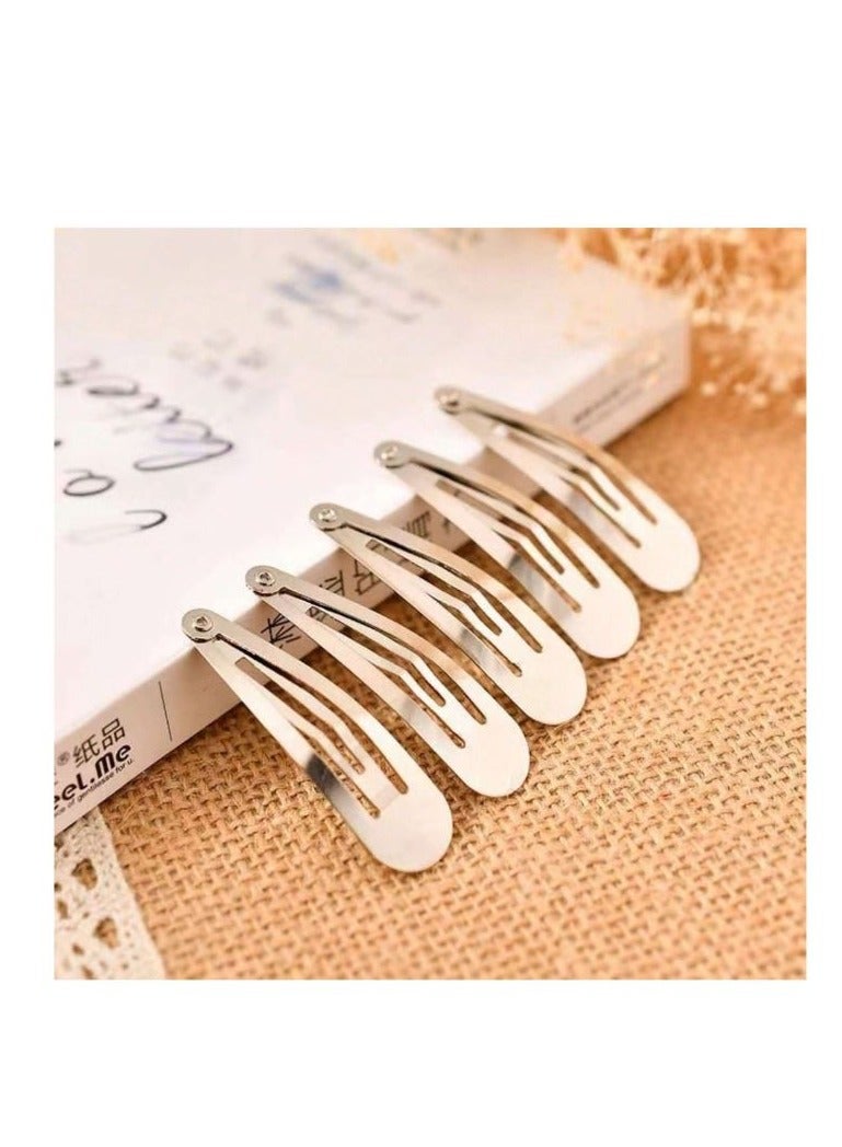 10pcs Women's Metal Water Drop Hair Clip, Fringe Clip For Y2k Style, Casual - Image 1