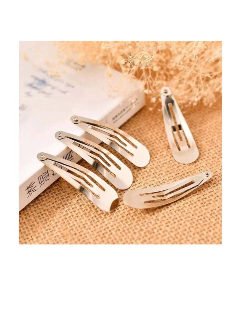 10pcs Women's Metal Water Drop Hair Clip, Fringe Clip For Y2k Style, Casual - Image 2