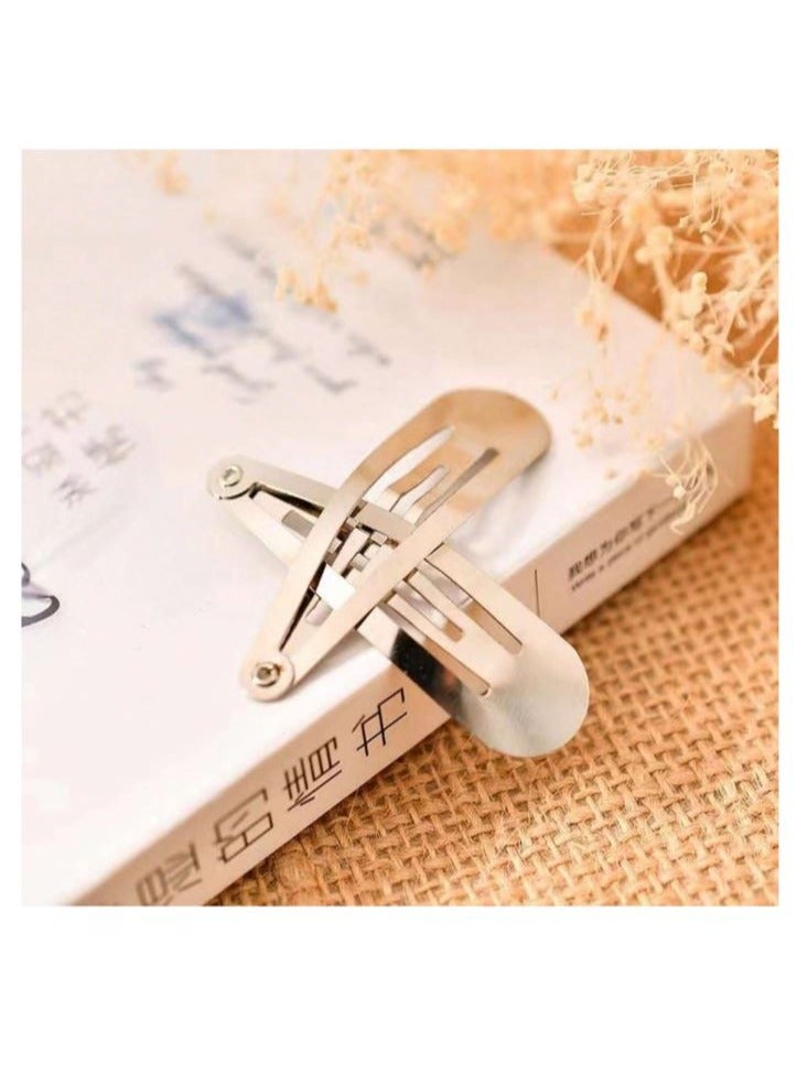 10pcs Women's Metal Water Drop Hair Clip, Fringe Clip For Y2k Style, Casual - Image 4