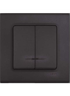 Viko Linnera Life Series Night Black Illuminated Commutator Frameless 
